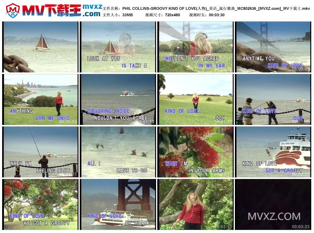 PHIL COLLINS-GROOVY KIND OF LOVE(人物)_英语_流行歌曲_MC802636